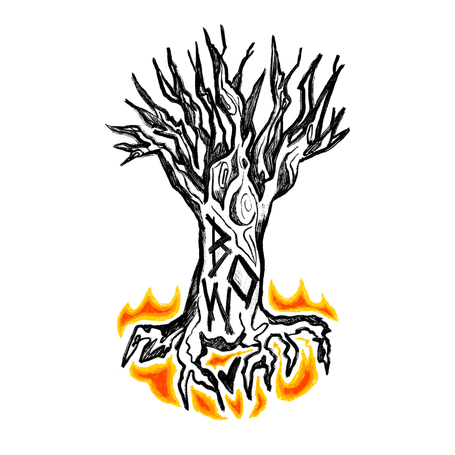 Born of Wildfires flame logo